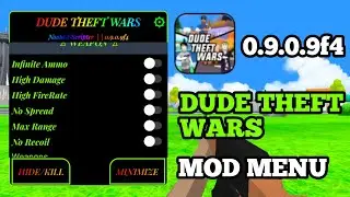 Dude Theft Wars Mod Menu || 0.9.0.9f4 || Free Download