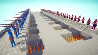 Tournament On The Modern Spike Holes Map | Totally Accurate Battle Simulator TABS