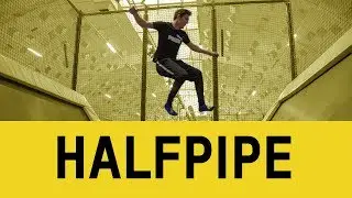 TRAMPOLIN HALFPIPE in Deutschland?! - AIRTIME N&uuml;rnberg