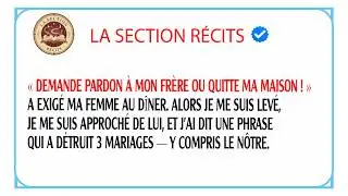 Demande pardon ou pars : Ma réponse a brisé 3 mariages et démasqué une fraude massive !