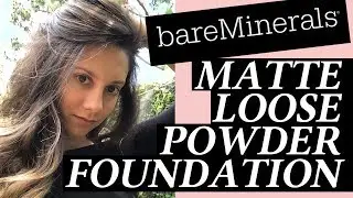 bareMinerals Loose Matte Powder Foundation Application Demo + Tips
