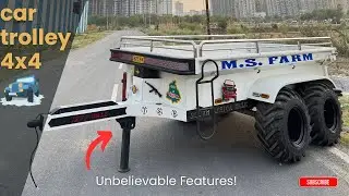 Mini trolley for all cars and jeep or tractor used. #trolley #cars #jeep #tractor