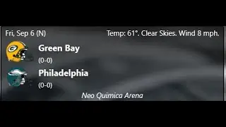 Week 1-Packers vs Eagles: 2024 NFL Replay Project (Second and Ten Football)