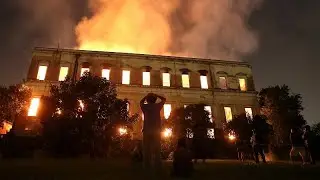 Inc&ecirc;ndio destr&oacute;i Museu Nacional no Rio de Janeiro