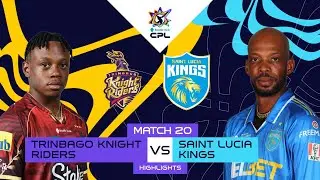 Highlights | Trinbago Knight Riders vs Saint Lucia Kings | CPL 2025