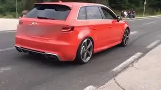 Audi RS3 Sportback 8V Pre Facelift (Slow Motion Launch Control)