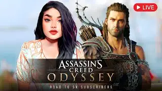 AC ODYSSEY LIVE 🔥CHAOS WITH ALEXIOS 😈 #girlgamer #youtubeviral   #assassinscreed