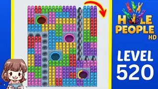 Hole People Level 520 Solution Walkthrough