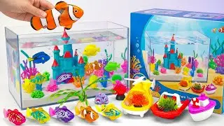Satisfying Unboxing Robo Alive Junior Fish Tank Aquarium Playset ASMR 🐠 아쿠아리움 장난감 언박싱 🌊