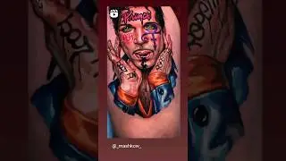 #prince graffiti 😳 style #tattoo by artist: @_mashkow_ #tattoos #skinart #tattooculture #inked #ink