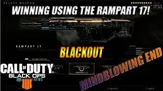 WINNING IN BLACKOUT USING THE RAMPART 17! (MINDBLOWING END)