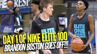 Day 1 of Nike Elite 100: Brandon Boston, Luke Kasubke, and Caleb Love Go UNDEFEATED!!!