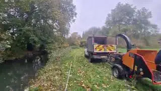 Chalk Stream Project for a Parish Council Part1 - Shelford Tree Service Ltd