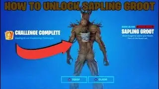How To Get Sapling Groot In Fortnite - Rescue Sapling Groot From Holly Hedges Nursery
