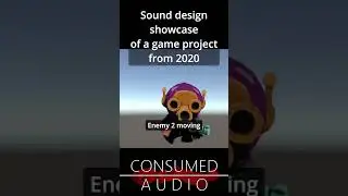 Consumed Audio - Enemy sounds from a 2020 game project #sounddesign #sfx #videogame #soundeffects