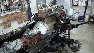 Информация о замене двигателя V10 на Cummins и креплении трансмиссии