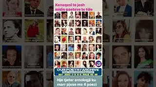Kenaqesi te jesh ne nje antologji te tille