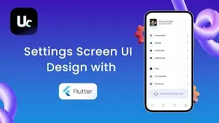Settings Screen UI Design with Flutter | Speed Code