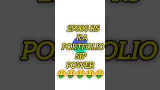 my mutual fund portfolio #stockmarket #myprofit #nifty #money #bestportfolio #banknifty #money #best
