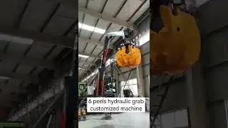 scrap metal grab crane -Mannick.