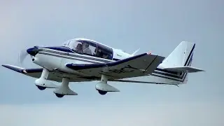 Robin DR340  F-BRCY takeoff from Millau-Larzac [LFCM]