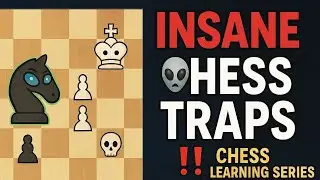 Insane 👽 Chess Traps 💀 ‼️ CHESS LEARNING SERIES EPE. 7 ‼️