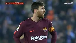 Lionel Messi Vs Espanyol (Away) Copa Del Rey 17-18 HD - English Commentary