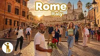 Rome, Italy 🇮🇹 - Old Streets and Fountains - 4K 60fps HDR Walking Tour