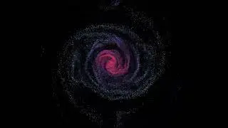 WebGPU | Galaxy with Black hole  | Source Code and Demo in Description