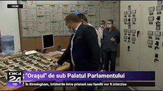 Imagini inedite din subsolul Palatului Parlamentului, a doua cea mai mare clădire din lume
