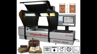 4DigitalBooks DL-Mini Automatic Flip Book Scanner Reliable Process, Flat and Direct Catch
