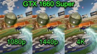 GTX 1660 Super Rocket League FPS Test