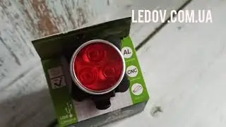 Фонарь для велосипеда HJ-030-3LED ЗУ USB 4 реж waterproof
