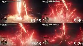 Elden Ring Dragon Lightning Spell Casting Speed Test with Time Stamps