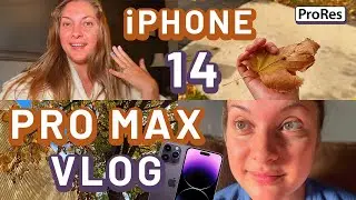 iPHONE 14 PRO MAX VLOG 📱🍎 📸 🎬 🍁