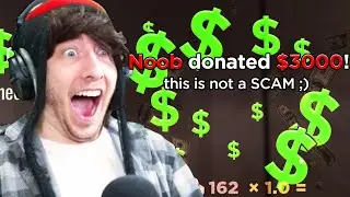 KreekCraft Gets Donated $3,000 LIVE