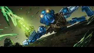 Bionicle the history of hahli as a matoran and now a toa .   