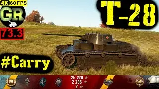 73_World of Tanks T-28 WoT Replay - 5 Kills 2K DMG(Patch 1.4.0)