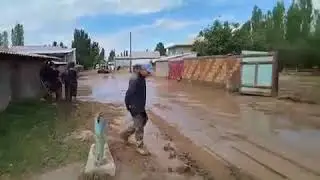 70 человек из Ак-Суйского района приехали на помощь к жителям Темировки