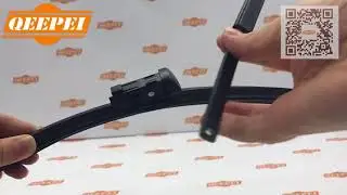 QEEPEI How to Fit Push Button Flat Wiper Blades