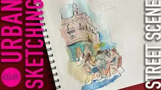 SAT AM   Urban Sketching 3   Street scene