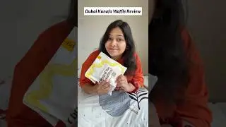 Dubai Kunafa Chocolate Waffle Review 😍🍫