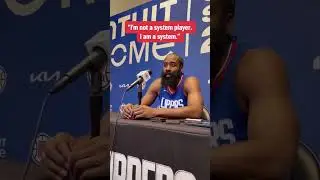 James Harden talked about his time on the 76ers during his Clippers presser (via tomerazarly/X)