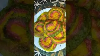Healthy rainbow puri #shorts #healthy #purirecipe #cooking #recipe #viral #breakfast