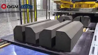 ZN1500-2C Block Machine | Road Curbstone Production Video