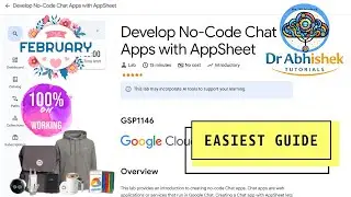 Разработка чат-приложений без кода с помощью AppSheet | Февраль 2026 | #GSP1146 #qwiklabsarcade2026