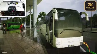 Fernbus Simulator - Hannover | Man Lİon's Coach Bus | Logitech g29 gameplay