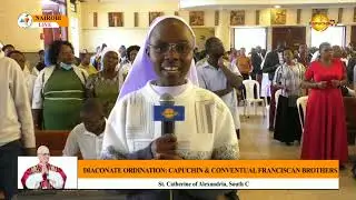 16-05-2025 | CAPUCHIN TV LIVE | DIACONATE ORDINATION: CAPUCHIN & CONVENTUAL FRANCISCAN BROTHERS