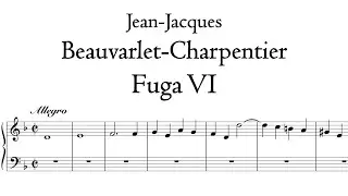 Beauvarlet-Charpentier - Fugue in D minor - Riepp Dreifaltigkeits Organ, Hauptwerk
