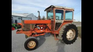 1976 Allis Chalmers 185 Tractor w/ Hiniker Cab, Local Trade In!